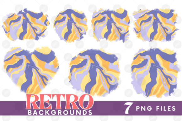 Download Retro Background Bundle Png Fluid Paper - Background Collection