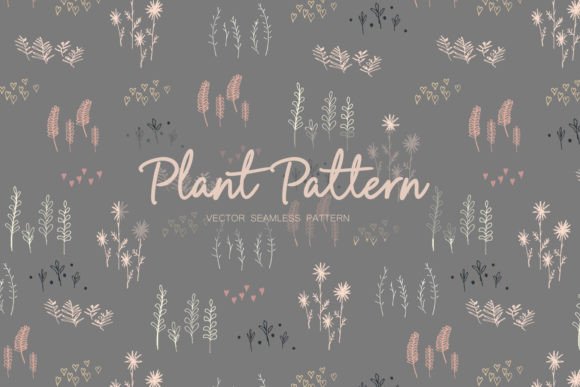 Download Plant Pattern Seamless Pattern Graphic - Sea Collection