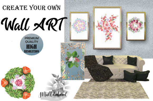 Download Watercolor Floral Elements | Background - Background Collection
