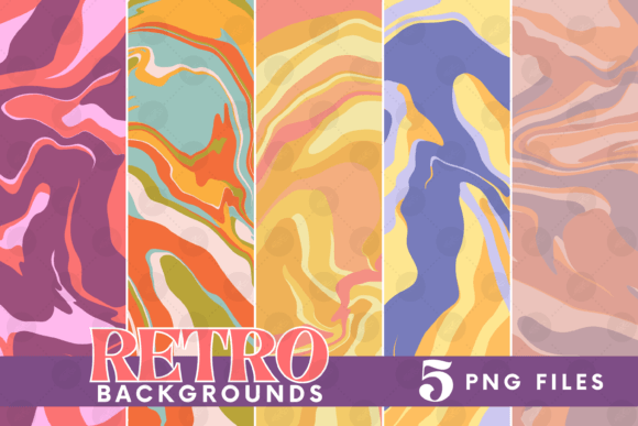 Download Retro Background Bundle Png Fluid Paper - Background Collection
