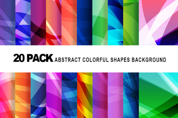Download Abstract Colorful Shapes Background - Background Collection