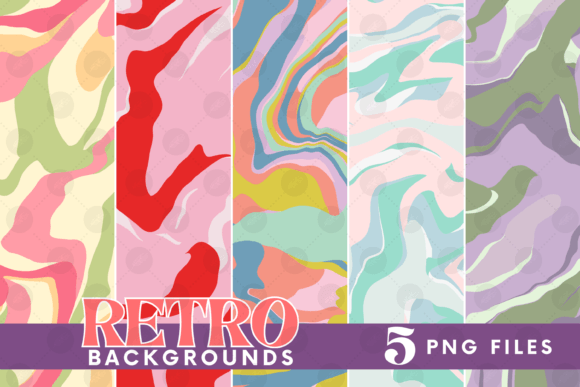 Download Retro Background Bundle Png Fluid Paper - Background Collection