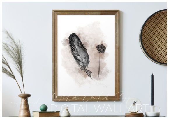 Download Sepia Feather / Boho Printable Wall Art - Boho printable wall art Collection