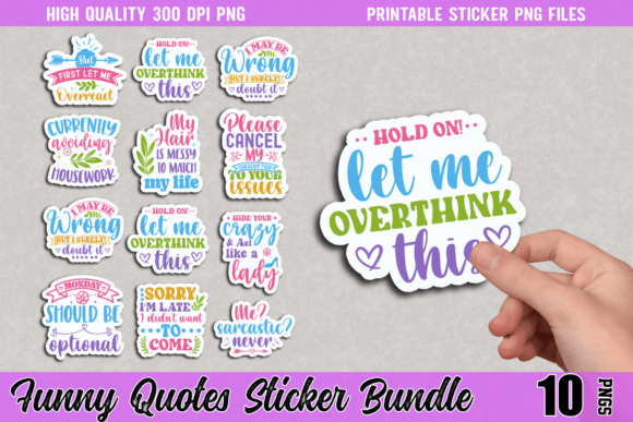 Download Funny Quotes Sticker Bundle - Premium Bundle