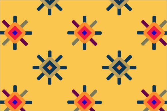 Download Geometric Random Star Flower, Background - Background Collection