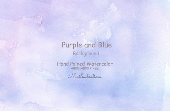 Download Purple Blue Watercolor Background - Background Collection
