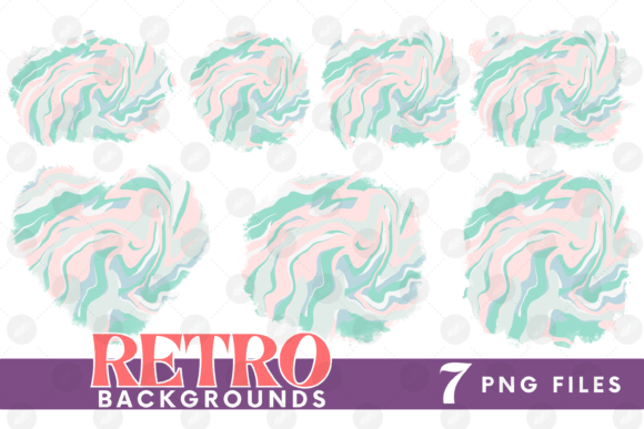 Download Retro Background Bundle Png Fluid Paper - Background Collection