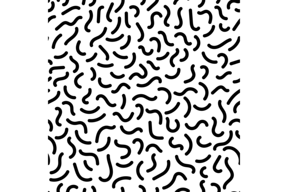 Download Curve Line Pattern. Seamless Ink Stroke - Sea Collection