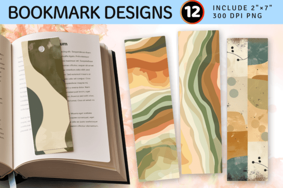 Download Earthy Colors PNG Bookmark Design - Earthy colors Collection