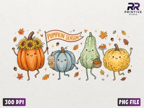 Download Preppy Pumpkin Season Friends PNG - Sea Collection